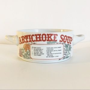 Ljungberg Artichoke Soup Bowl New Orleans LA Gumbo